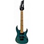Used 2022 Ibanez Gio 7string Metallic Aqua Marine Solid Body Electric Guitar thumbnail