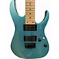 Used 2022 Ibanez Gio 7string Metallic Aqua Marine Solid Body Electric Guitar