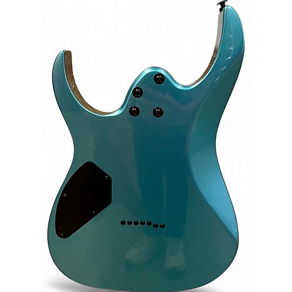 Used 2022 Ibanez Gio 7string Metallic Aqua Marine Solid Body Electric Guitar