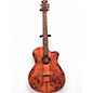 Used Luna Gypsy Exotic Spalt Natural Acoustic Electric Guitar thumbnail