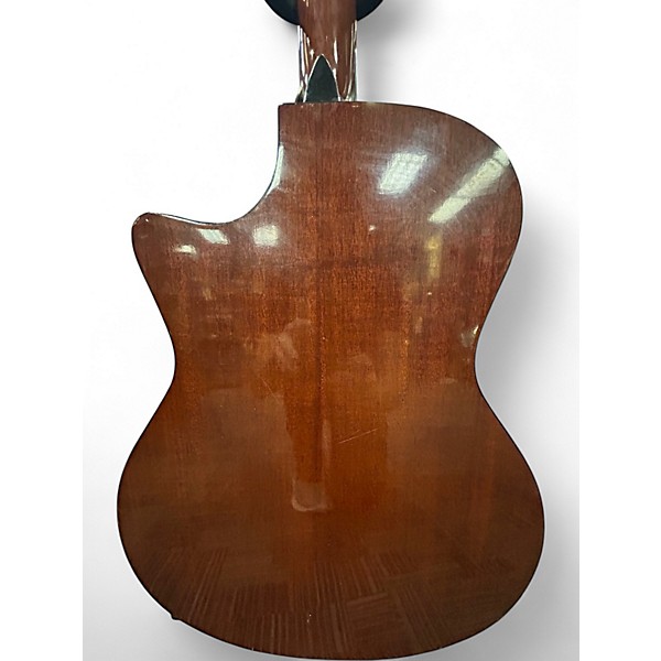 Used Luna Gypsy Exotic Spalt Natural Acoustic Electric Guitar