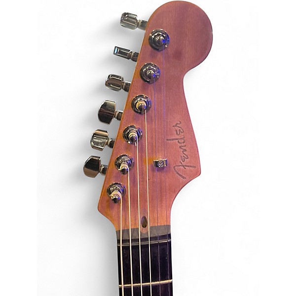 Used Fender ACOUSTASONIC JAZZ MASTER Natural Acoustic Guitar