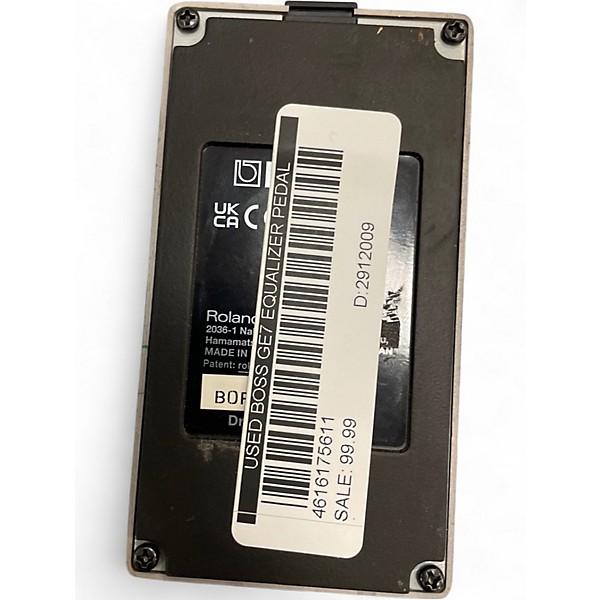 Used BOSS GE7 Equalizer Pedal