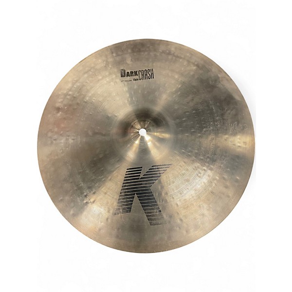 Used Zildjian 17in K Custom Dark Crash Cymbal