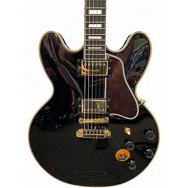 Used 2022 Epiphone BB King Lucille Black Hollow Body Electric Guitar