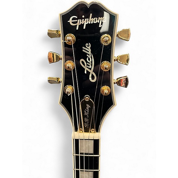 Used 2022 Epiphone BB King Lucille Black Hollow Body Electric Guitar