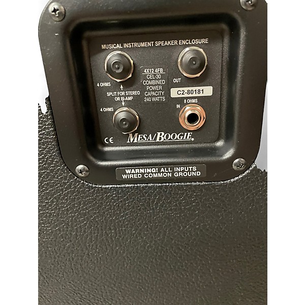 Used MESA/Boogie 4 x 12 Guitar Cabinet
