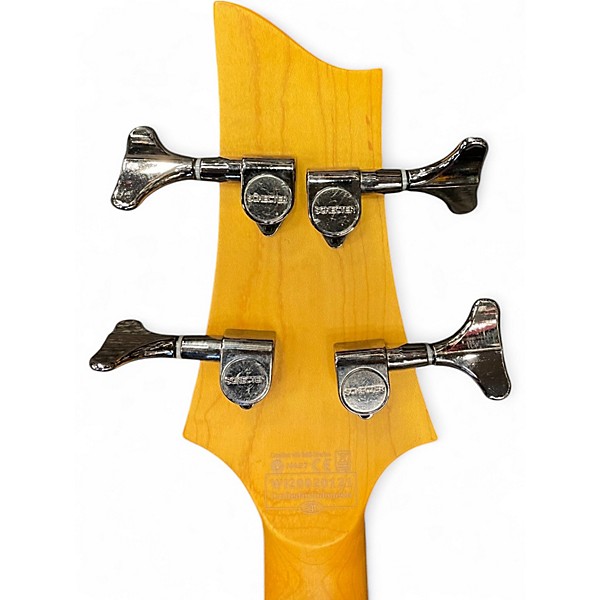 Used Schecter Guitar Research Omen Extreme 4 String Tobacco Burst Electric Bass Guitar