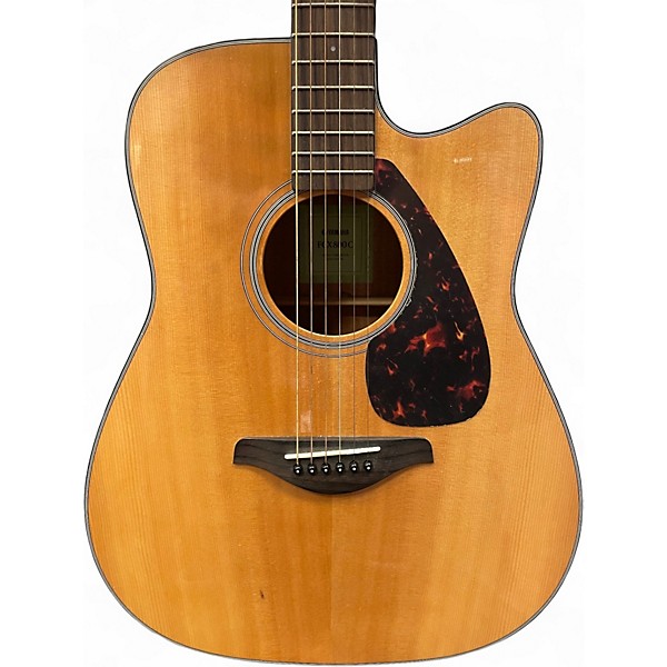 Used Yamaha FGX800C Natural Acoustic Electric Guitar