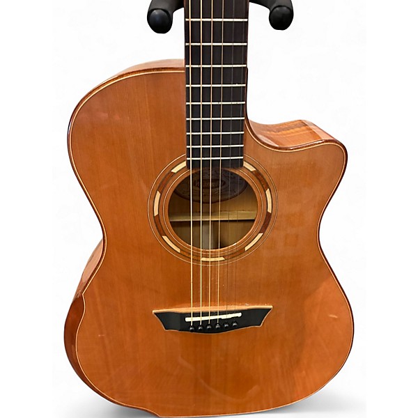 Used Washburn Comfort Guitar 66SCE Natural Acoustic Electric Guitar