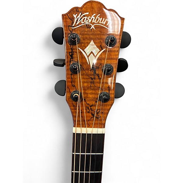 Used Washburn Comfort Guitar 66SCE Natural Acoustic Electric Guitar