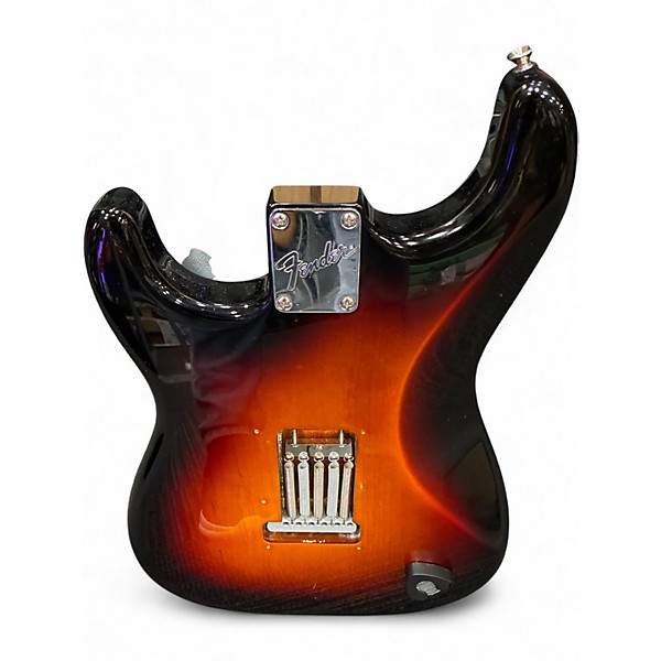 Used Fender American Performer Stratocaster HSS 3 Tone Sunburst Solid Body Electric Guitar