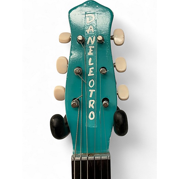 Used Danelectro 59/60 DC1 VINTAGE REFIN AQUA BLUE Solid Body Electric Guitar