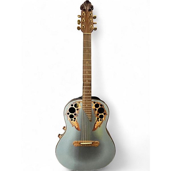 Used Ovation ADAMAS 1687GT-8 Reverse Blue Burst Acoustic Electric Guitar