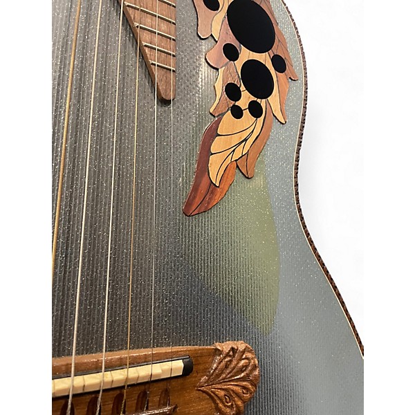 Used Ovation ADAMAS 1687GT-8 Reverse Blue Burst Acoustic Electric Guitar