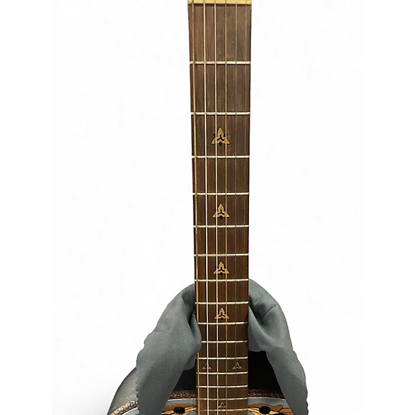 Used Ovation ADAMAS 1687GT-8 Reverse Blue Burst Acoustic Electric Guitar