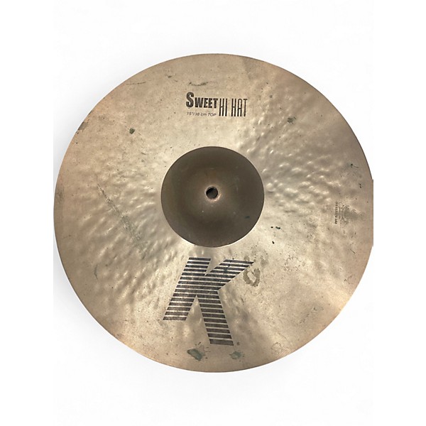 Used Zildjian 15in K Sweet Hi-Hat Pair Cymbal