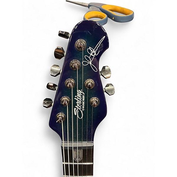 Used Sterling by Music Man John Petrucci MAJ270X 7 String Cerulean Paradise Solid Body Electric Guitar