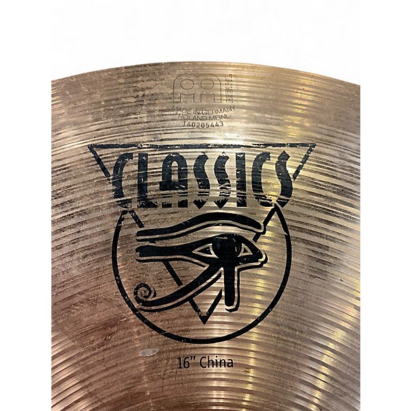 Used MEINL 16in Classics Series China Cymbal