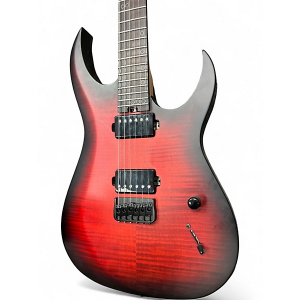 Used Schecter Guitar Research SUNSET EXTREME Trans Red Solid Body Electric Guitar