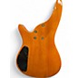 Used Brice 6 string Orange Electric Bass Guitar