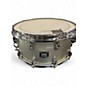 Used Yamaha 14X6.5 Oak Custom Snare Silver Sparkle Drum thumbnail