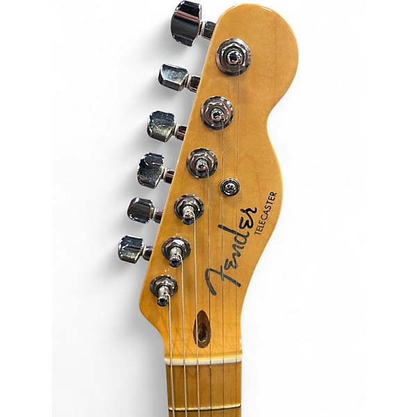 Used Fender American Deluxe Telecaster Olympic Pearl Solid Body Electric Guitar