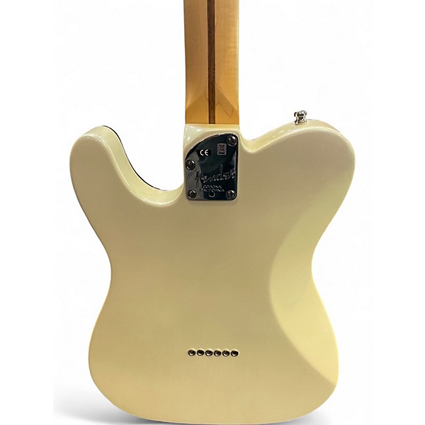 Used Fender American Deluxe Telecaster Olympic Pearl Solid Body Electric Guitar