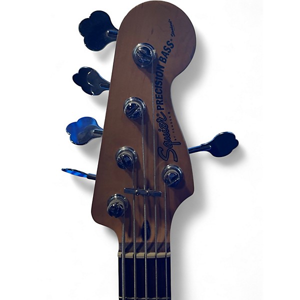 Used Squier Standard Precision Bass Forest Green Electric Bass Guitar