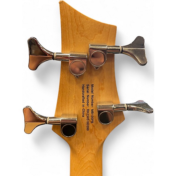 Used Mitchell MB100PB Blue Electric Bass Guitar