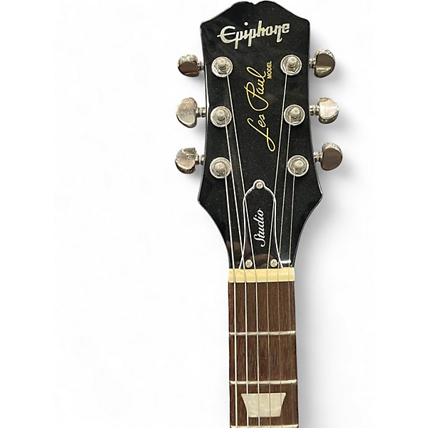 Used Epiphone Les Paul Studio Black Solid Body Electric Guitar