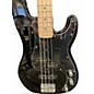Used Squier Precision Bass Black Electric Bass Guitar