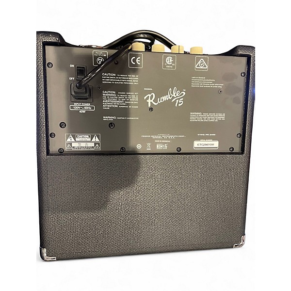 Used Fender Rumble 15 15W 1X8 Bass Combo Amp