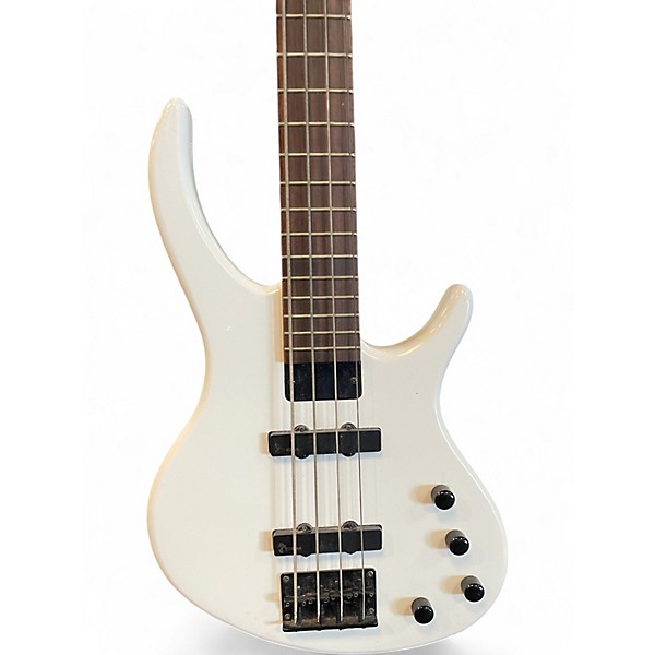 Used Tobias Toby Standard IV Alpine White Electric Bass Guitar