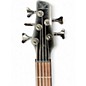 Used Ibanez SR305 5 String Silver Electric Bass Guitar