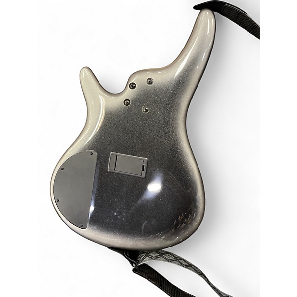 Used Ibanez SR305 5 String Silver Electric Bass Guitar