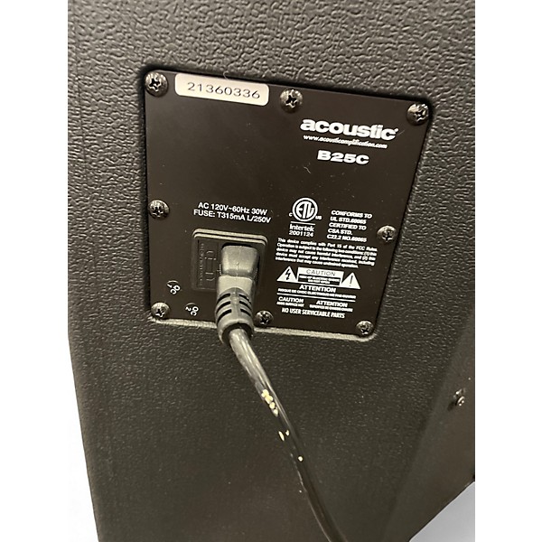 Used Acoustic B25C Bass Combo Amp