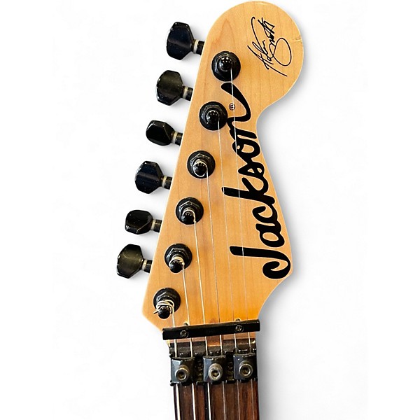 Used Jackson Adrian Smith Signature white Solid Body Electric Guitar