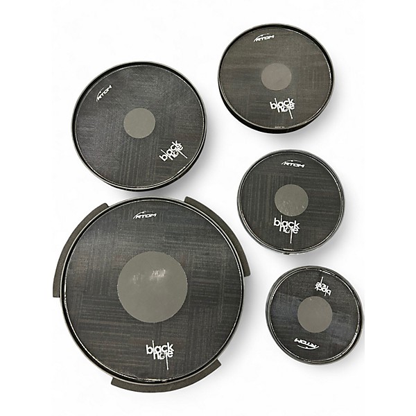 Used RTOM BLACK HOLE STARTER PACK Drum Practice Pad