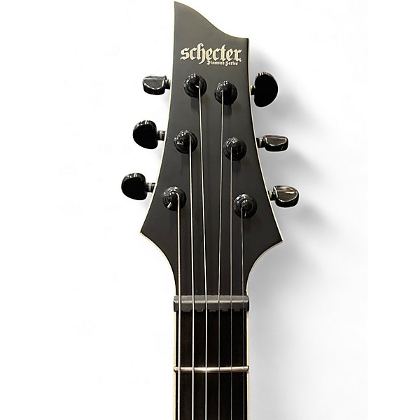 Used Schecter Guitar Research V1 SLS Satin Black Solid Body Electric Guitar