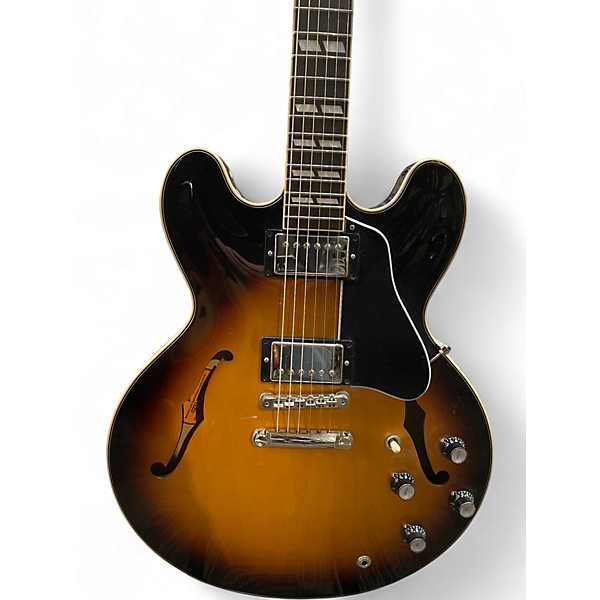 Used 2022 Gibson ES345 Vintage Sunburst Hollow Body Electric Guitar