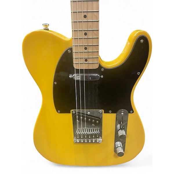 Used Squier Telecaster Butterscotch Solid Body Electric Guitar
