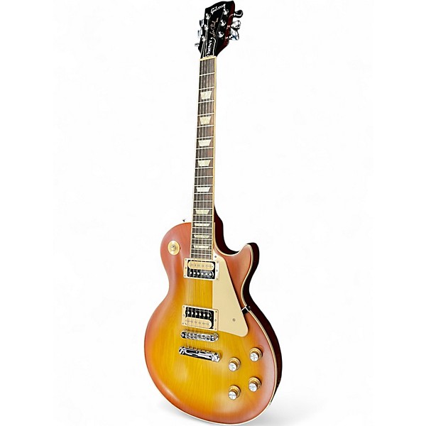 Used Gibson Les Paul Traditional Pro V Iced Tea Burst Solid Body Electric Guitar