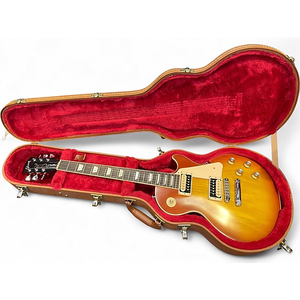 Used Gibson Les Paul Traditional Pro V Iced Tea Burst Solid Body Electric Guitar