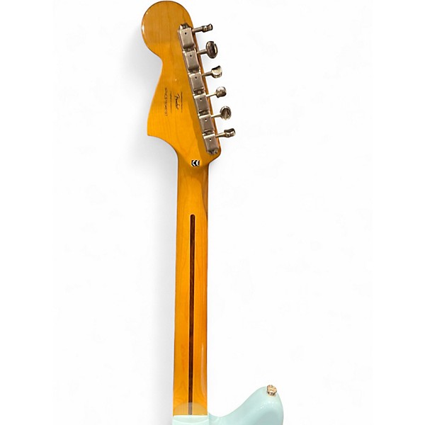 Used Squier CLASSIC VIBE 70S JAGUAR Daphne Blue Solid Body Electric Guitar