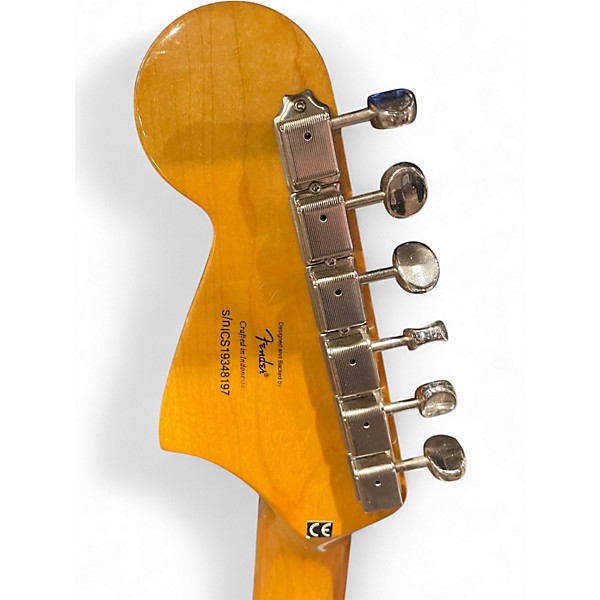 Used Squier CLASSIC VIBE 70S JAGUAR Daphne Blue Solid Body Electric Guitar