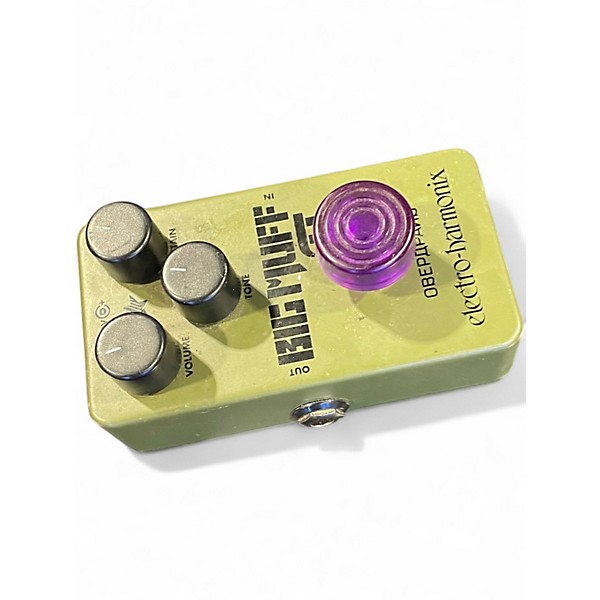 Used Electro-Harmonix Green Russian Big Muff Pi Fuzz Effect Pedal