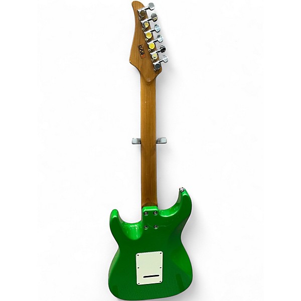 Used Eart DMX9 Green Solid Body Electric Guitar