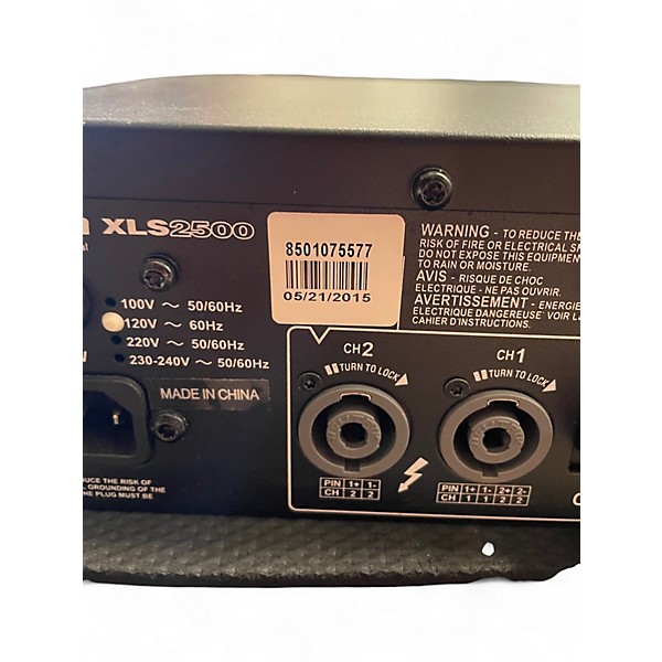 Used Crown XLS2500 Power Amp