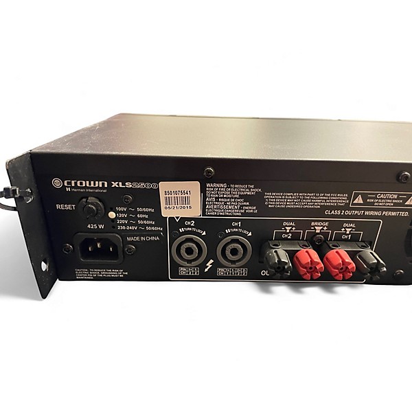Used Crown XLS2500 Power Amp
